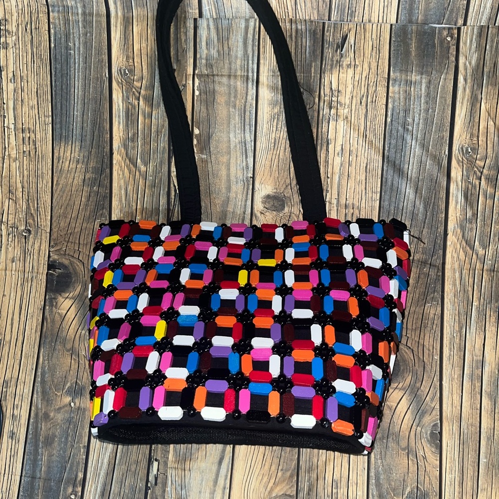Multicolor Beaded Women's‎ Tote Bag